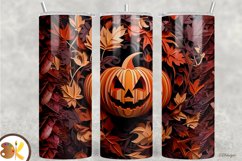 Halloween 3D Tumbler Sublimation Bundle, 20 oz Fall Tumbler Product Image 6
