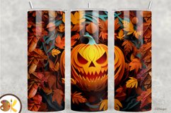 Halloween 3D Tumbler Sublimation Bundle, 20 oz Fall Tumbler Product Image 8