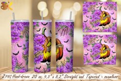 Witch Tumbler Wrap Sublimation, 20 oz Halloween Tumbler Product Image 2