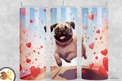 Dogs Tumbler Sublimation Bundle, 20 oz Valentines Tumbler Product Image 10