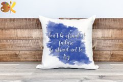 Motivational Quote Png Sublimation, Don&#039;t Be Afraid of Fail Product Image 3