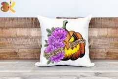 Halloween Pumpkin Sublimation, Sorta Sweet Sorta Spooky Png Product Image 4