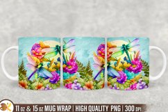Summer Mug Wrap Sublimation Bundle, 11 oz Beach Mug Wrap Product Image 2