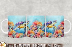 Summer Mug Wrap Sublimation Bundle, 11 oz Beach Mug Wrap Product Image 8
