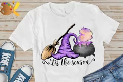 Witch Png Sublimation, Tis The Season Png, Witch Hat Png Product Image 2