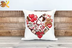 Valentines Sublimation Png, Wine Png, Love Coffee Png Product Image 3