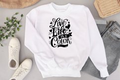 Live life in a color Svg Png Product Image 2