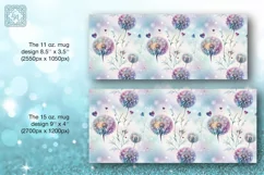 Breath of spring PNG sublimation. 11 & 15 oz mug wrap Product Image 2