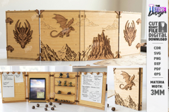 DM Screen Laser Cut Bundle | Game Master Screen | RPG | CNC Product Image 7