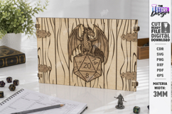 DM Screen Laser Cut | Game Master Screen | RPG Games | CNC Product Image 4