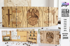 DM Screen Laser Cut | Game Master Screen | RPG Games | CNC Product Image 1