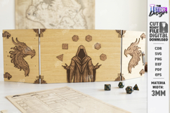 DM Screen Laser Cut | Game Master Screen | RPG Games | CNC Product Image 5