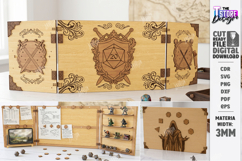 DM Screen Laser Cut | Game Master Screen | RPG Games | CNC Product Image 1