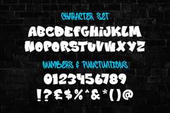 Douglas Mullet | Layered and Fun Graffiti Font Product Image 2