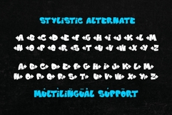 Douglas Mullet | 3D Layered Graffiti Webfont for Urban Product Image 3