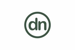 DN logo design vector template Product Image 1