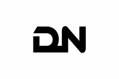 DN logo design vector template Product Image 1