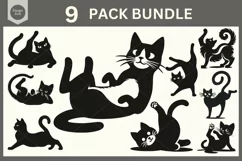 Funny Cat SVG, Kitten SVG, Baby Cat SVG, Cute Cat Clipart Product Image 3