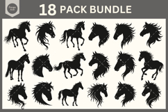 Horse Svg, Horse Svg Bundle, Horse Clipart, Horse Vector EPS Product Image 2