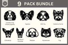 Dog SVG Bundle, Dog Breed, Dog face SVG, Dog Silhouette Product Image 1