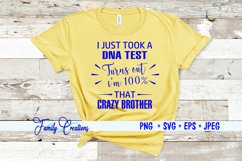 I Just Took A DNA Test - Crazy Brother Product Image 1