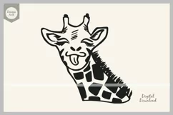 Giraffe SVG, Baby Giraffe SVG, Clipart, Funny Giraffe SVG Product Image 1