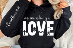 Do Everything In Love Sleeve SVG Design Product Image 3