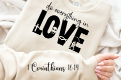 Do Everything In Love Sleeve SVG Design Product Image 2