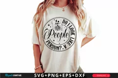 Do I Look Like A People Person SVG, Snarky Skulls SVG Design Product Image 1