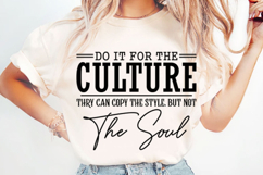 Do-It-For-The-Culture Svg Design Product Image 4