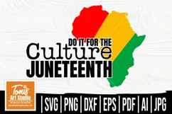 Do It For The Culture Svg, png, dxf, eps. African American Product Image 1