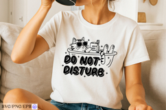 Funny Bathroom Cat Bathtub SVG PNG Design Product Image 2