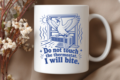 Funny Goose SVG - Do Not Touch The Thermostat I Will Bite Product Image 3