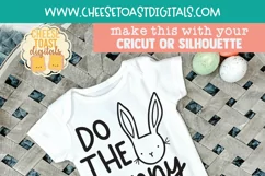 Baby Easter Quote on Shirt Mockup 