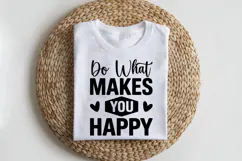 Do What Makes You Happy SVG | Mental Health SVG Product Image 2