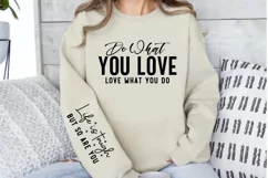 Do what you love love Sleeve SVG, Inspirational Sleeve SVG Product Image 3