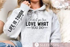 Do what you love love what you do Sleeve SVG Design Product Image 1