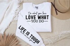 Do what you love love what you do Sleeve SVG Design Product Image 2