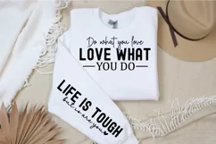 Do what you love love what you do Sleeve SVG Design Product Image 2