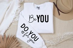 Be You Sleeve SVG, Positivity SVG Design Product Image 3