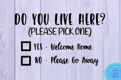 Do You Live Here Svg Farmhouse Front Doormat Svg Funny Product Image 2
