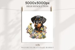 Doberman Cute Puppy Baby Dog Animals Clipart PNG Scrapbooking Watercolor  Transparent Print for invitation t-shirt designs sublimation kids printable digital watercolor Baby dog png, watercolor doberman puppy clipart, sublimation nursery drawing