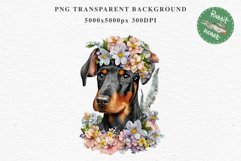 Doberman Cute Puppy Baby Dog Animals Clipart PNG Scrapbooking Watercolor  Transparent Print for invitation t-shirt designs sublimation kids printable digital watercolor Baby dog png, watercolor doberman puppy clipart, sublimation nursery drawing
