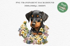 Doberman Cute Puppy Baby Dog Animals Clipart PNG Scrapbooking Watercolor  Transparent Print for invitation t-shirt designs sublimation kids printable digital watercolor Baby dog png, watercolor doberman puppy clipart, sublimation nursery drawing