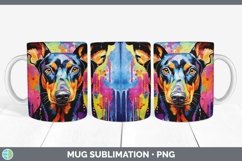 GorgeousDoberman Pinscher Mug Wrap design.