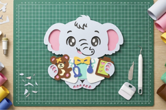 Doctor and Nurse Elephant 3D SVG Product Image 5