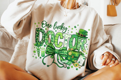 One Lucky Doctor PNG, St Patrick's Day Doctor PNG, Lucky PNG Product Image 4