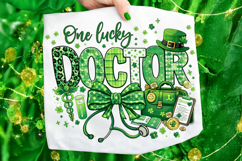 One Lucky Doctor PNG, St Patrick's Day Doctor PNG, Lucky PNG Product Image 6