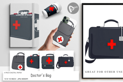 Digital Paper Doctor Coat Product Image 1