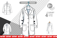 Doctor Coat Clipart Product Image 1